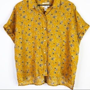 Rachel Zoe linen button down OBO